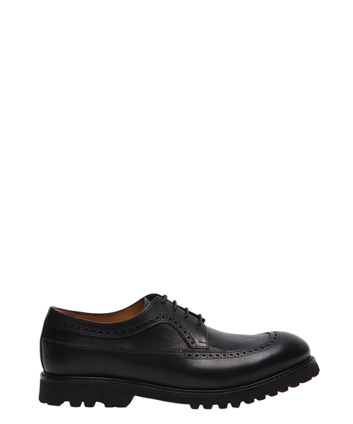 Derby shoes with lace-up design