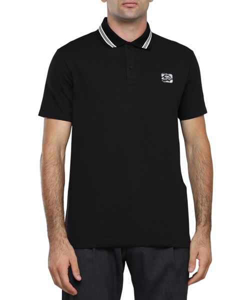 Short sleeve polo with classic collar