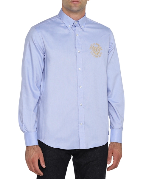 Long sleeve shirt with classic collar
