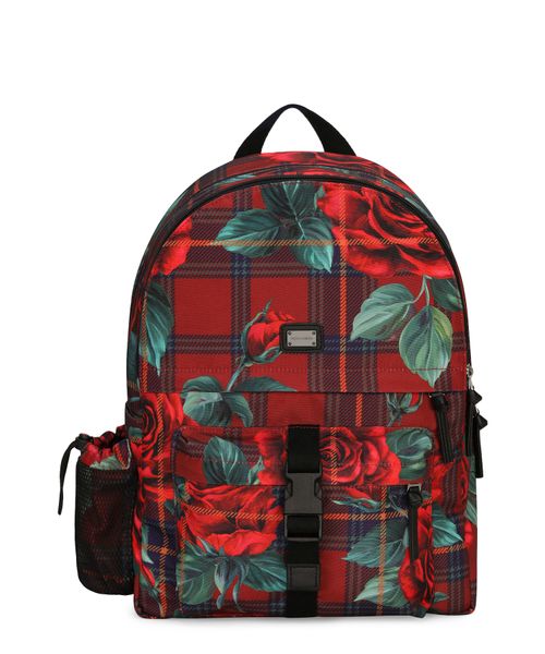 Qızılgül printli bel çantası