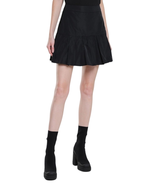 Logo detail mini skirt