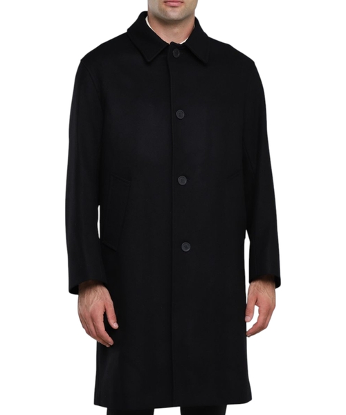 Straight-fit coat