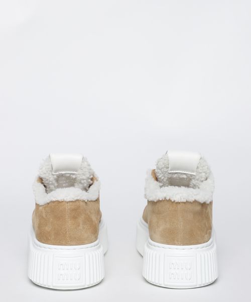Suede sneakers with lace-up design | Emporium
