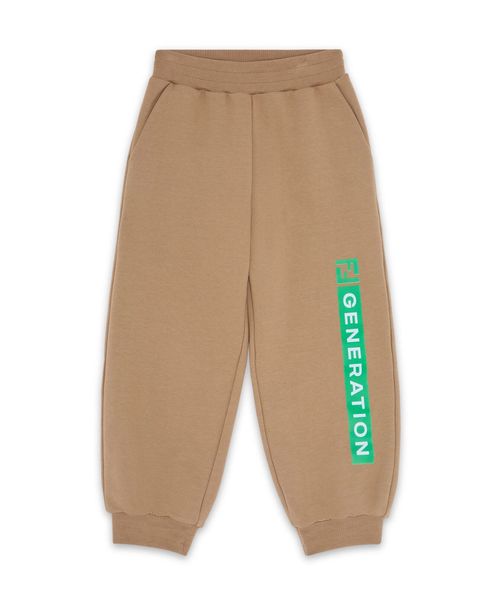Logo detail elastic waist pants