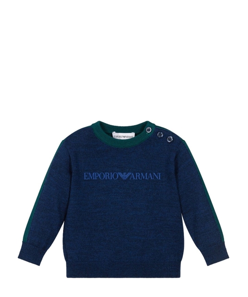 Long sleeve sweatshirt with logo print