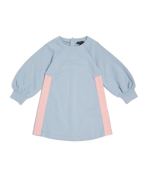 Round neck long sleeve dress