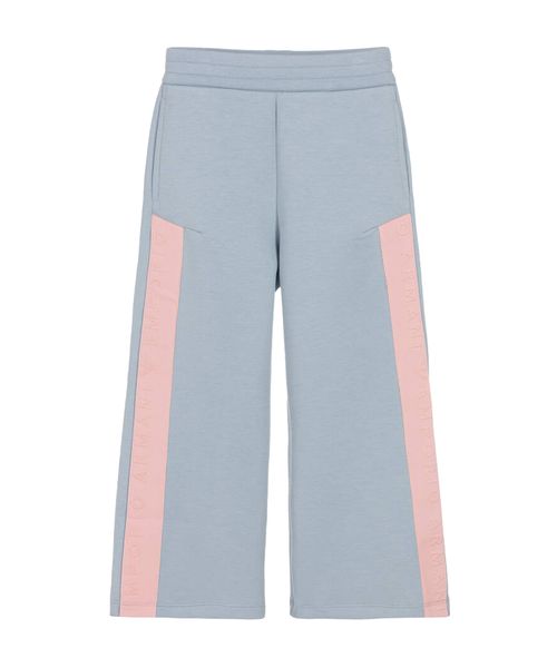 Sporty track pants with elasticated waist