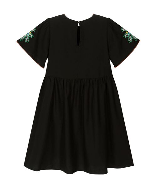 Embroidered embellished short sleeves dress Emporium