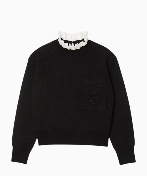 Ruffle collar jumper