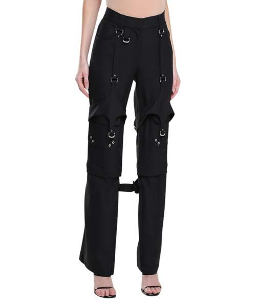 【BAON】[unisex] Martinzi Stitch Strap Banding Pants The Finance Pants in Cotton Poplin – Suzie Kondi