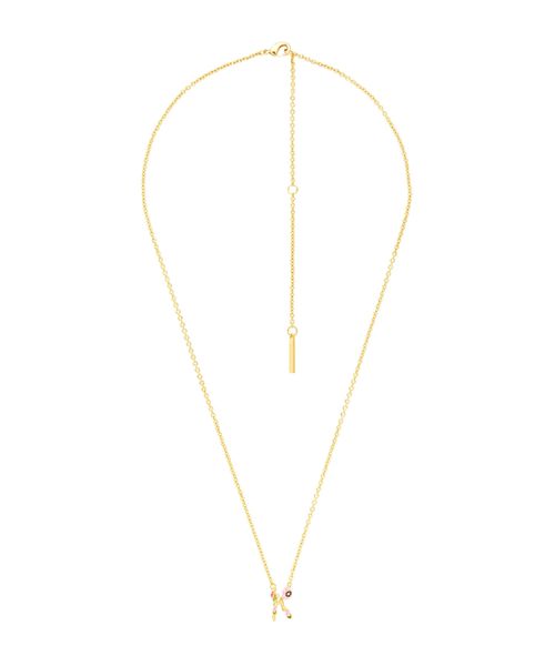 Колье с деталью в виде буквы K