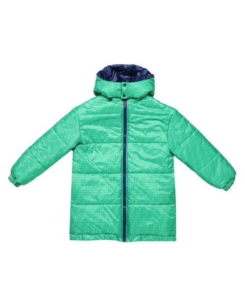 Стёганая куртка с принтом логотипа