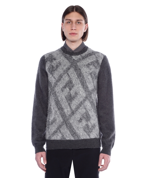 Jumper with logo pattern