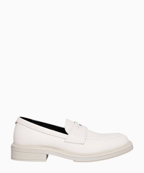 Leather loafers