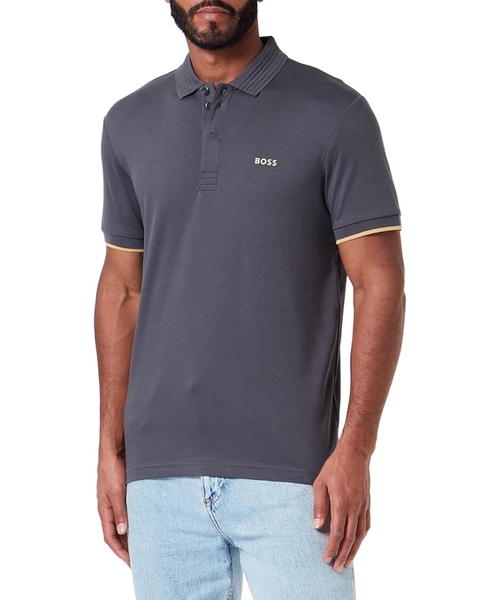 Short sleeve polo with classic collar