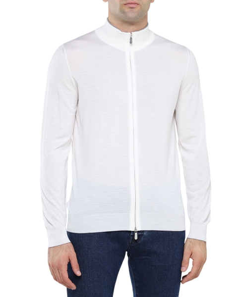 Кардиган с высоким воротником