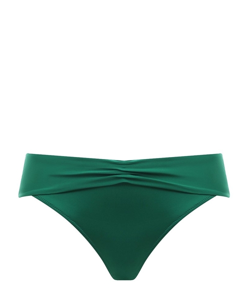 Ruched trim bikini bottom