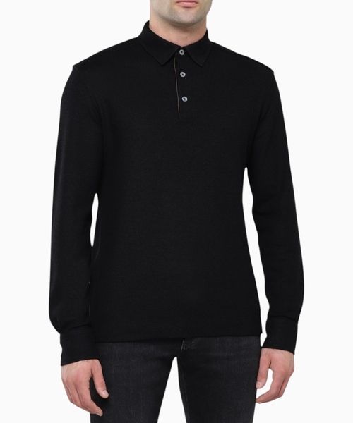 Long sleeve straight polo