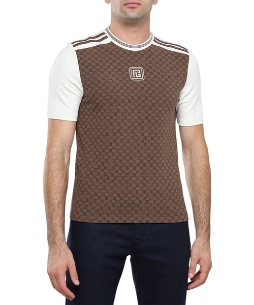 Футболка с круглым воротником и короткими рукавами