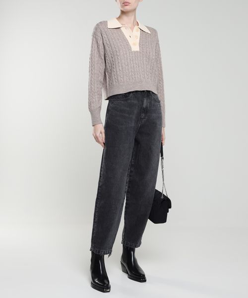 Anna Merino Wool Minime Distressed Vest – Tibi Official