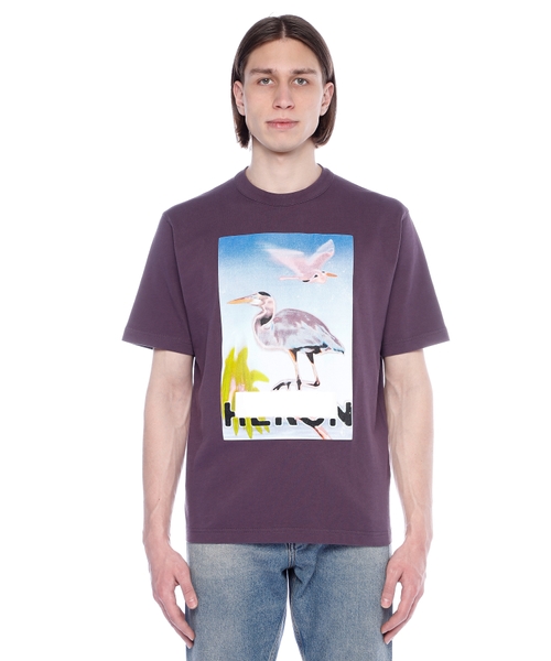 Dairəvi yaxa ilə qısaqol T-shirt