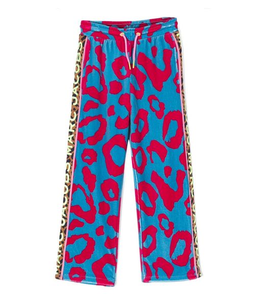 Logo printed sides pants