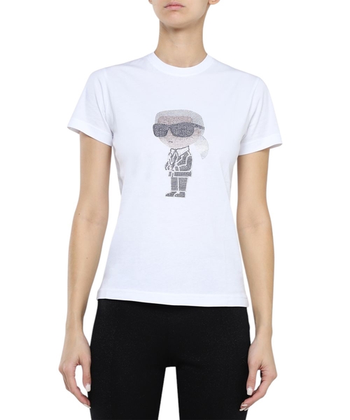 Ikonik 2.0 Karl rhinestone-embellished T-shirt | Emporium