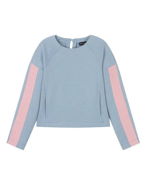 Long sleeve sweatshirt with logo detail