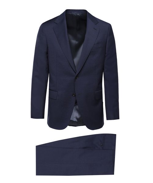 Straight fit wool suit