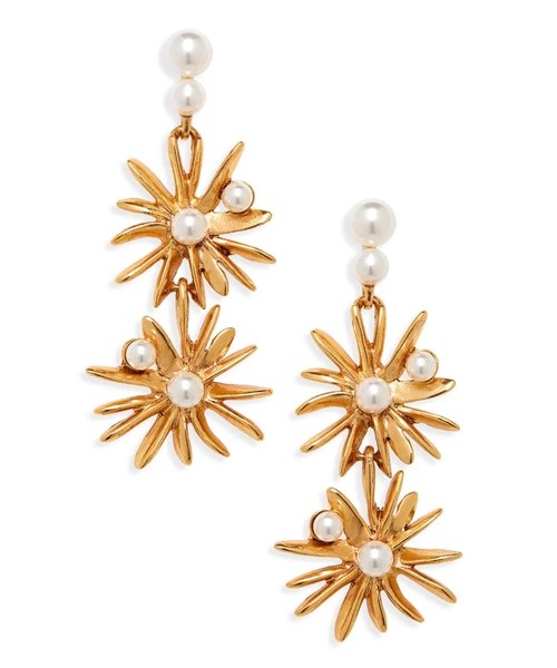 Classic Starburst Drop Earrings