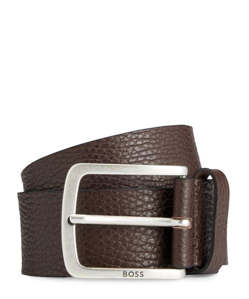 Loqo yazısı ilə dəri kəmər