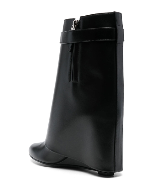 Shark Lock ankle boots in leather | Emporium