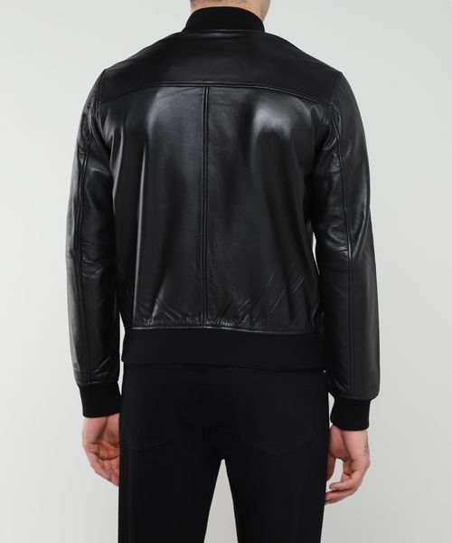 jacket 短丈“bomber Rum羊革leather 専用Chekian