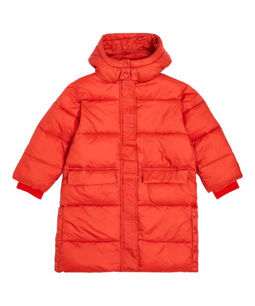 Sırıqlı dizaynlı kapüşonlu uzunqol gödəkçə