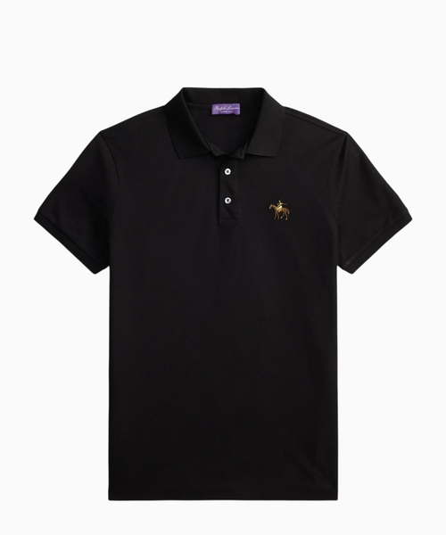 Short sleeve polo with classic collar