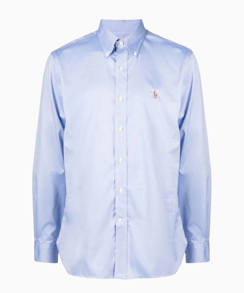 Long sleeve straight fit shirt
