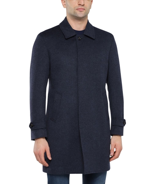 Straight fit coat
