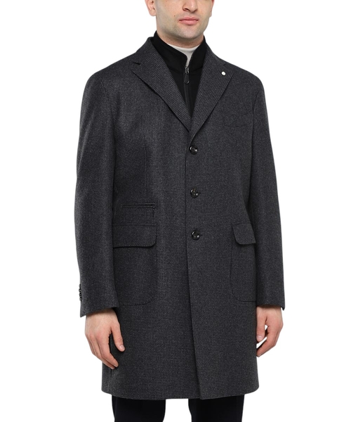 Straight fit coat