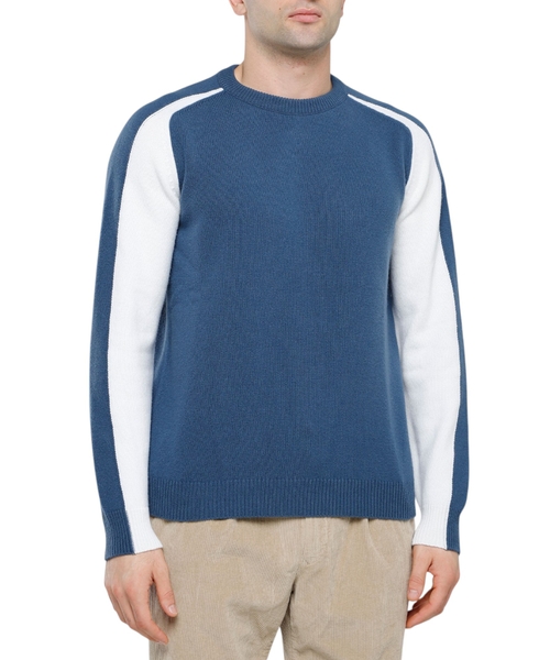 Джемпер с длинными рукавами и круглым воротником