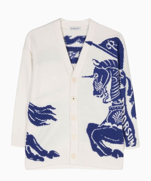 Cardigan with button fastening
