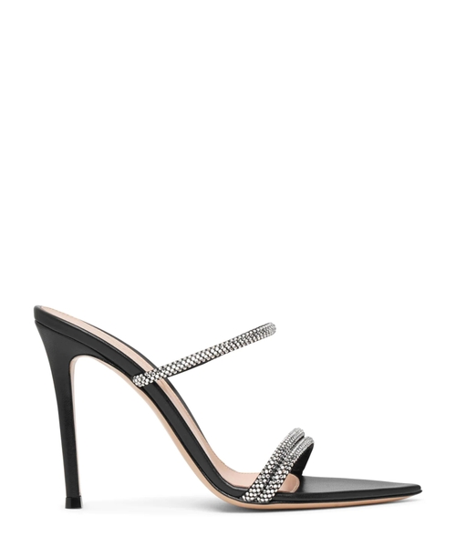 Crystals embellished sandals