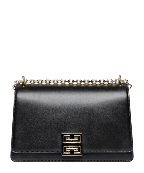 Gold-tone logo metal detail shoulder bag