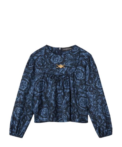 Long sleeve logo printed shirt