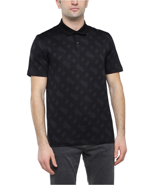 Поло с короткими рукавами и принтом