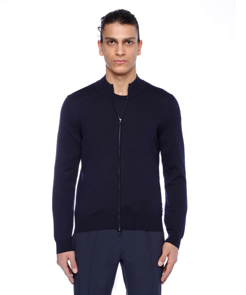 Zip-up cardigan