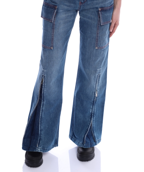 Wide-leg cargo jeans | Emporium