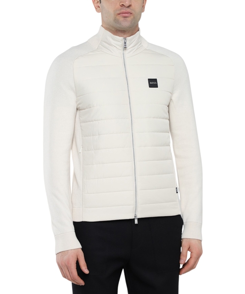 Logo detailed long-sleeve jacket