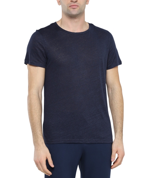 Dairəvi yaxa ilə qısaqol T-shirt