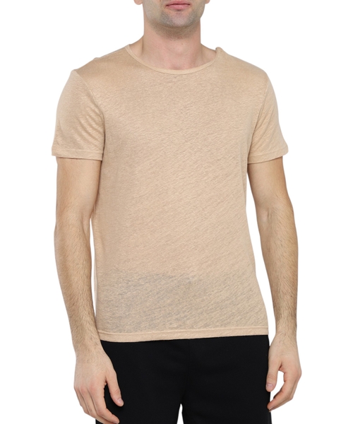 Dairəvi yaxa ilə qısaqol T-shirt