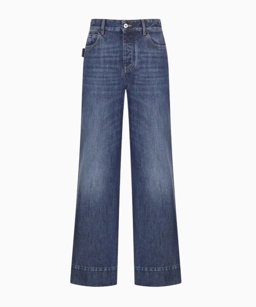 High-waist wide leg jeans